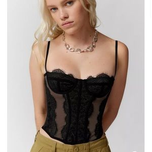 Urban outfitters modern love corset top